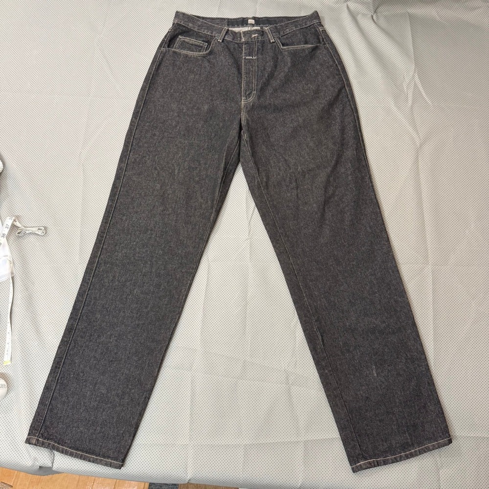 Marithe Francois Girbaud Jeans M 34 Black Baggy Denim Y2K 90s Hip Hop Streetwear